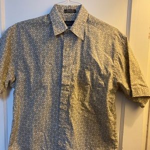 Van Heusen Pattern Short Sleeve Button Up Shirt